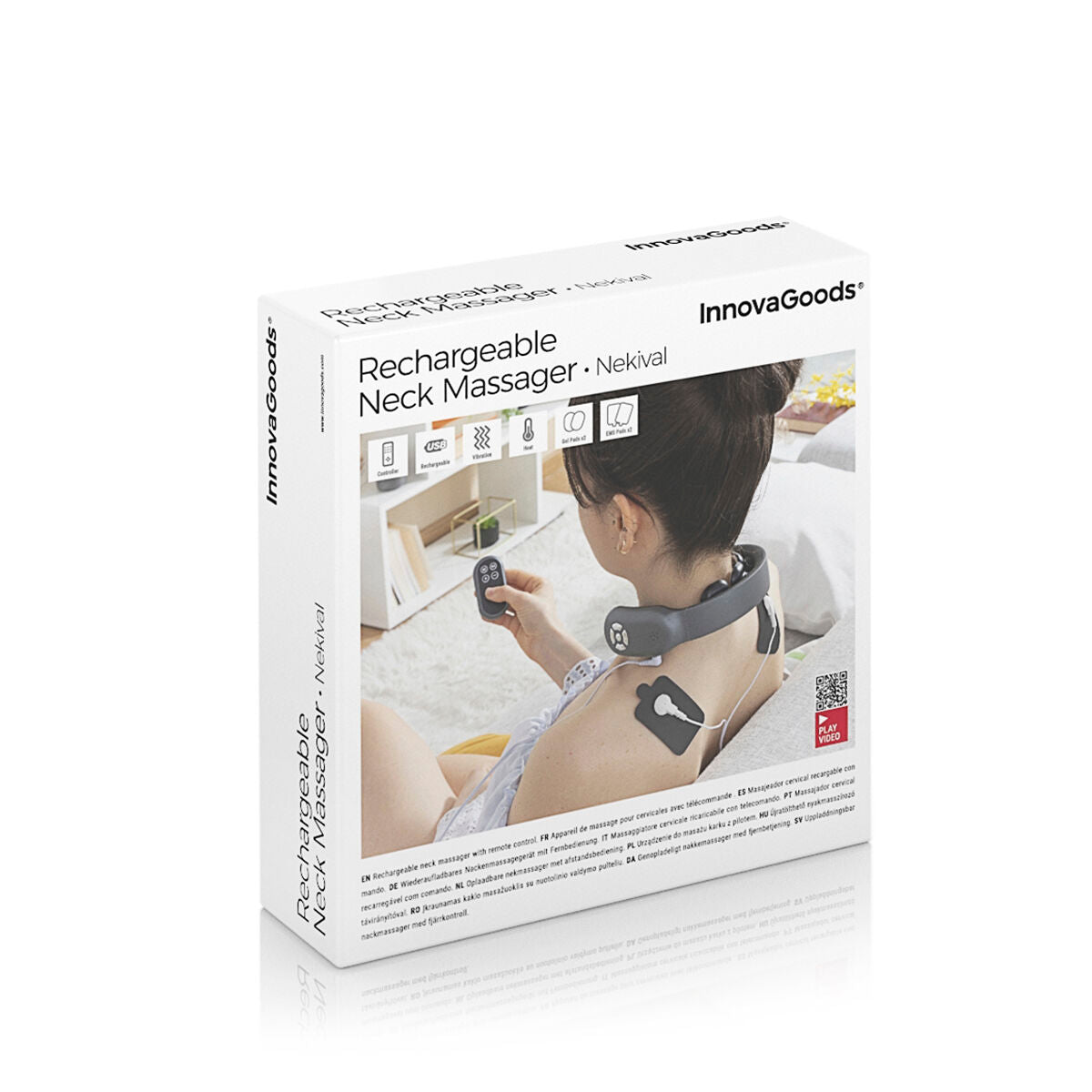 Armoni NeckWave – Massaggiatore Cervicale Intelligente EMS con Calore e Telecomando Ricaricabile - armoni.store